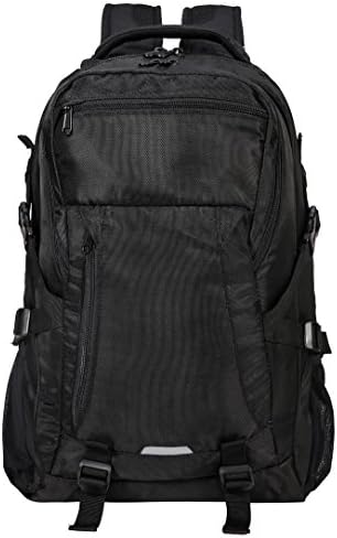 Business Laptop Backpack, 15.6 Inch Travel Daypack College School Rucksack for Men and Women, 35L, Black