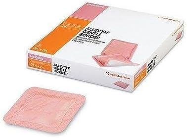 ALLEVYN Gentle Border 7.5cm x 7.5cm x10 Adhesive foam dressing 66800269
