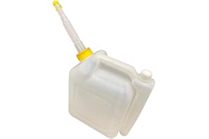 Sharplace Oil Mixing Bottle Fuels Petrol Container 2 Stroke Measuring Large Capacity Combination Portable Ratio Bottle for Lawnmower, 4 L