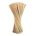 Produktbild Tuparka 100 Pack Runde Handwerk Holzstäbchen, natürliche Bambus Craft Dübelstangen (300 * 6mm) (6 mm Diameter)