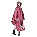 Produktbild IBLUELOVER Regenmantel Wasserdicht Regenponcho Unisex Outdoor Regenschutz Schnell Trocknend Regencape Atmungsaktiv mit Kapuze Wiederverwendbar Regenbekleidung für Fahrrad Motorrad Alltagsleben