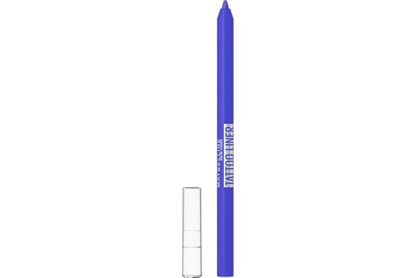 Maybelline New York - Crayon Gel Yeux Effet Tatouage - Waterproof & Tenue 36h - Tattoo Liner - Teinte : Galactic Cobalt