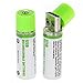 Produktbild USB-Batterie - TOOGOO(R)2pcs USB-Batterie AA 1,2V 1450 mAh Ni-MH Zellen USB aufladbare Batterie (Gruen)