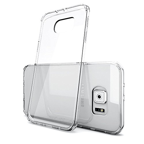 Qissy   Samsung Galaxy S7 Edge Funda  TPU Funda de Silicona Simple Point Punto Simple Funda para Samsung Galaxy S7 Edge Transparente Suave del Gel de Flexible Anti Rasgu  os Casco  Skull 