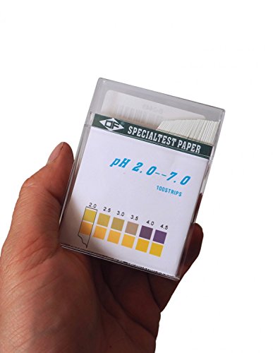‚DF‘ PH Indikatoren PH 2-7 100 Teststreifen in Kunststoffbox - 2