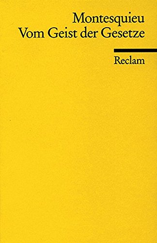 Download Vom Geist der Gesetze (Reclams Universal-Bibliothek) Download Vom Geist der Gesetze (Reclams Universal-Bibliothek)