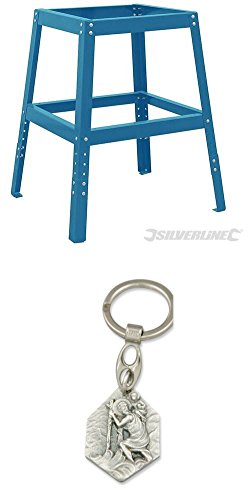 Preisvergleich Produktbild Maschinenständer, 725-840 mm, Maschinenbock, Maschinenständer, Untergestell, Maschinengestell mit Anhänger Heiliger Christophorus