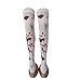 Produktbild KDSANSO Overknee Strümpfe,Halloween Ghost Party Strümpfe Cos Masquerade Socken 3,Weiße 70cm