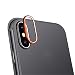 Produktbild iPhone XS Max Kamera Panzerglas, MMLC 0.1mm Kamera Transparentes Schutzglas,Ultra-klar Hohe Transparenz 9H Härte, Anti-Kratzen,Anti-Öl, Anti-Bläschen Panzerglas Displayschutzfolie (Orange)