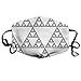 Produktbild Sierpinski Triangle - Black And White Anti Dust Mask Anti Pollution Washable Reusable Mouth Masks