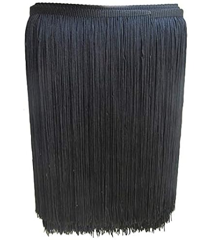 Nastro Decorativo Con Frange - 10 Cm X 2 M | Per Cucito, Costumi E Danza | Colore Marrone - Foto 13