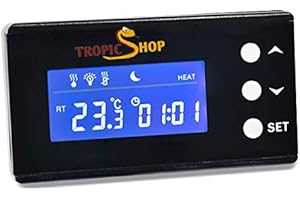 TROPICSHOP Temperatur Control Pro - Digitale Temperatursteuerung für das Terrarium und Aquarium