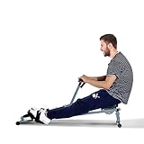 Máquina de Remo Ajustable con Pantalla para Fitness y Ejercicios de Musculación o Resistencia para Gimnasio en casa