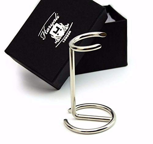 Acero inoxidable plana/ - Soporte adapta para todo tipo de afeitar Cepillo con acabado cromado.