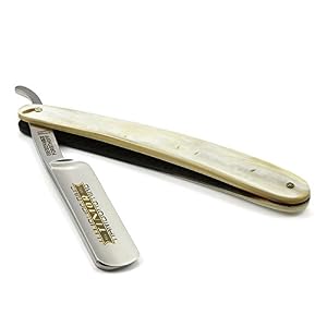 Timor Straight Razor 5/8 Buffallo Horn - Image 4
