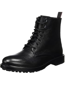 HUGO Herren Defend_Halb_gr 10201466 01 Combat Boots, Schwarz (Black), 42 EU (8 UK)