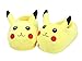 Produktbild Pokemon GO Onesize Haus-Schuhe, Pantoffeln, Schlappen, Slippers aus Plüsch für Erwachsene in vielen Designs Gr. 36-44 Pokémon Cosplay Kostüm (Pikachu (Gelb))