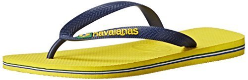 Preisvergleich Produktbild Havaianas Mens Brazil Logo Sandal Citrus Yellow, Citrus Yellow, 45 / 46