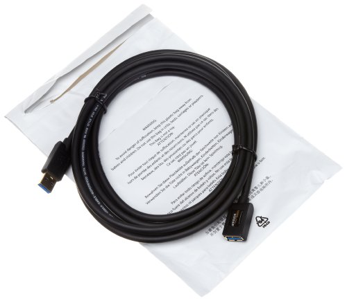 AmazonBasics USB 3 0-Verl  ngerungskabel  A-Stecker auf A-Buchse  3 m  Abw  rtskompatibilit  t zu USB 2 0 und 1 1 