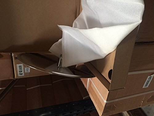 RIESEN DUSCHKOPF 30CM RUND MIT 156 DÜSEN Edelstahl Finish-poliert Regendusche Regenbrause Brausekopf Duschkopf Ultra Flach. - 5