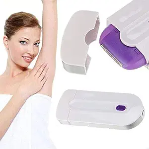RIGOENT Touch Rechargeable Instant Pain Free Hair Remover Shever Instant Painless Facial All Body Hair Remover/Trimmer Shaver Machine with Sensor Light for Women
