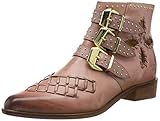 Melvin & Hamilton Damen Marlin 28 Biker Boots, Pink Crust-Rosa-Rivets-Gold, 38 EU