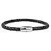 Produktbild CAOLATOR Schmuck Herren Damen Armband Retro Lederarmband Armbänder Dünn Freundschaftsbänder Welpen Armkette Exotischer Stil Handgewebt Armreif (Schwarz #2)