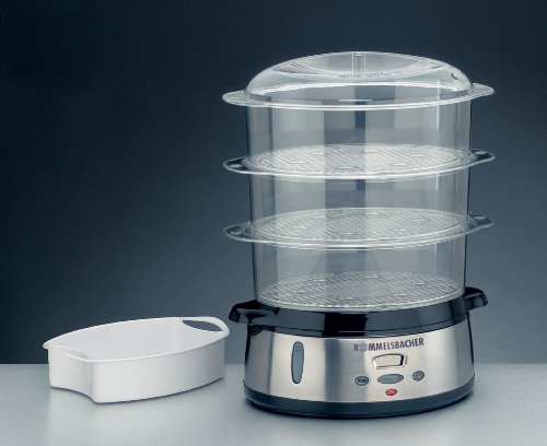 ROMMELSBACHER DGS 800 – DAMPFGARER – 800 Watt – Edelstahl - 3