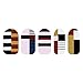 Tattify Striped Nail Wraps - Hogwart's Scarves (Set of 22)
