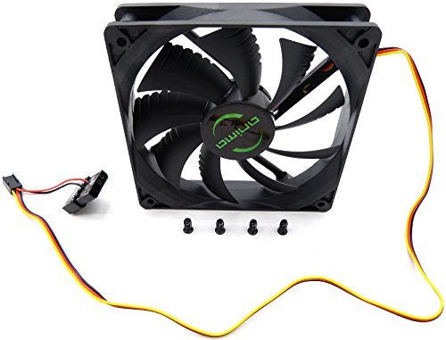 Tacens Anima AF12 - Ventilador para ordenador  12cm 12v  14dB  9 aspas  1200 RPM  tecnolog  a FLUXUS  ecol  gico  anti-vibraciones  hasta 50 000h  color negro