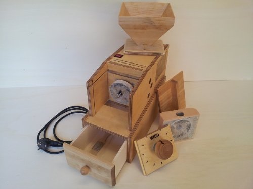 Getreidemühle WIDU Widukind Mod. I aus Birkenholz, kompakt - 6