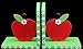 Gisela Graham Apple Book Ends
