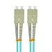 Produktbild jeirdus LC SC FC ST Duplex 50/125 OM3 10 g Multimode-Faser Kabel Jumper Optische Patch Kordel 2M/6.6ft SC-SC