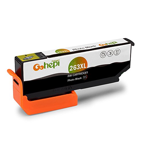 Gohepi 26XL Kompatibel für Tintenpatronen Epson 26XL 26, 2 Schwarz/Blau/Rot/Gelb 5er-Pack Arbeiten mit Epson XP-820 XP-610 XP-520 XP-510 XP-625 XP-700 XP-600 XP-615 XP-800 XP-620 XP-720 XP-710 XP-605 XP-810 Patronen - 5