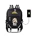 Produktbild Unisex My Hero Academia Canvas Bag Anime Student Schultasche Lässig Daypack Mit USB Ladeport Laptop Buch Tasche Trekking Rucksack