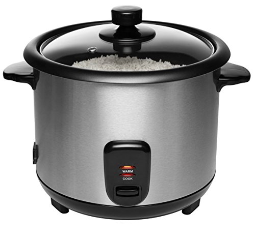 MEDION (MD 16471) Reiskocher, Leistung 700 Watt, Kapazitt: 1,8 Liter, Kochfunktion mit roter Betriebskontrolllampe, Kochtopf mit Antihaft-Beschichtung, silber MEDION (MD 16471) Reiskocher, Leistung 700 Watt, Kapazitt: 1,8 Liter, Kochfunktion mit roter Betriebskontrolllampe, Kochtopf mit Antihaft-Beschichtung, silber