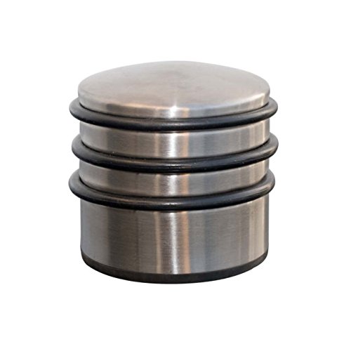 Oxid7 Türstopper hoch ca. 9x9cm Türpuffer Tür Stopper Halter Puffer Edelstahl-Design - 8 Stück