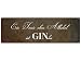 Produktbild METALLSCHILD Türschild EIN TONIC OHNE ALKOHOL Spruch Shabby Gin Dekoschild