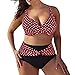 Produktbild Auifor er rot Bandeau Neckholder parjetten Bikini Tring Damen schwarz a Cup Leo Kinder mädchen qins Muster Glitzer New Retro sexy Set 122 167 schwarz Bikini Push up sexy mädchen mermade Glitzer