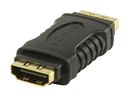 Valueline Highend Adapter HDMI Kupplung HDMI Eingang - HDMI Eingang schwarz Female Doppelbuchse Kuppung Buchse Verlängerer für Verlängerung