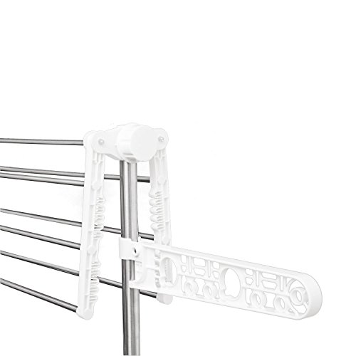 homcom 03-0063 Wäscheständer, Edelstahl, silber, 142 x 55 x 172 cm - 4