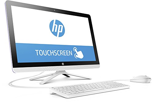 HP 24-g050ng (X0Y31EA) 60,45 cm (23,8 Zoll / FHD IPS Touchscreen) All in One Desktop PC (Intel Core i5-6200U, 8 GB RAM, 1 TB SSHD, Intel HD-Grafikkarte 520, Windows 10 Home 64), Weiß - 2