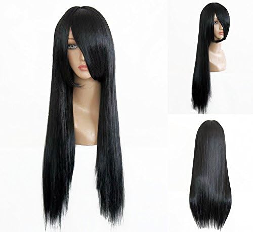 LadieshairCosplay Wig - Byakuya Kuchiki Black, 60 cm