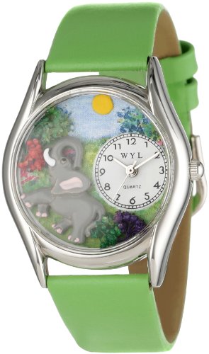 Whimsical Watches S-0150013 - Reloj analógico de Cuarzo Unisex, Correa de Cuero Multicolor