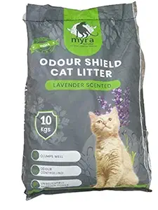 Myra Odour Shield Cat Litter Lavender Scented 10kg