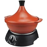 H.Koenig TAJ3 - Tajín eléctrico de terracota, 3 l