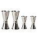 Produktbild BESTONZON 4 Stück Cocktail Jigger Set - Messen Sie Alkohol mit Vertrauen-Edelstahl für professionelle Barkeeper (50 / 30ml, 30 / 10ml)