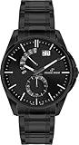 Pierre Petit Herren-Armbanduhr XL Le Mans Analog Quarz Edelstahl beschichtet P-793F