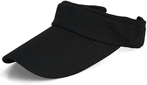 Rommaner Adjustable Empty Top Hat Topless Baseball Cap Cotton Golf Hat Sunproof Sports Hat Men Women No Top Hat For Running Golf Baseball Outdoor Activities (Black)