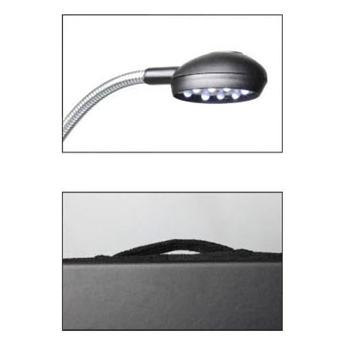 Laptoptisch mit Styroporkügelchen und Licht - 2